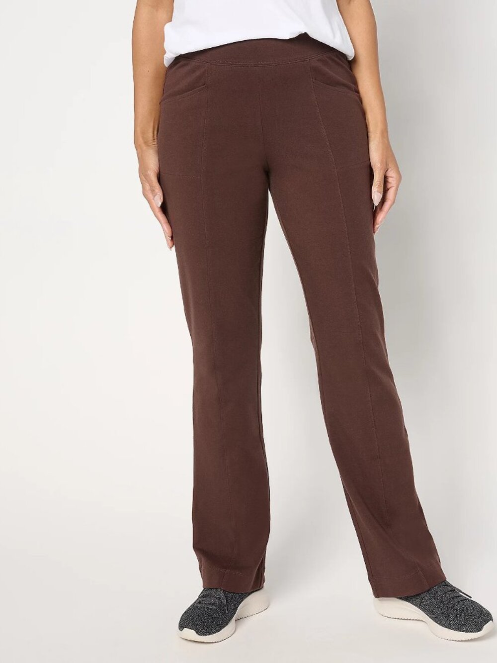 Denim & Co. REG Duo Stretch Lightly Boot Pant, Sz 4X a673266